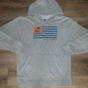 Life is Good Relaxed Fit University of Florida Flag Hoodie Sweatshirt Women’s S